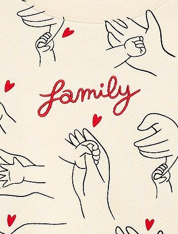 Felpa girocollo 'Agathe Sorlet x Kiabi' - San Valentino