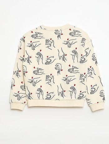 Felpa girocollo 'Agathe Sorlet x Kiabi' - San Valentino