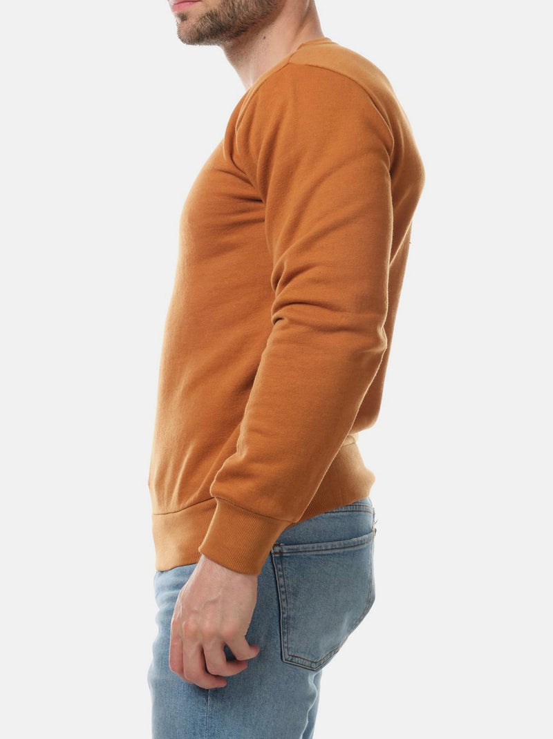 Felpa girocollo Beige - Kiabi