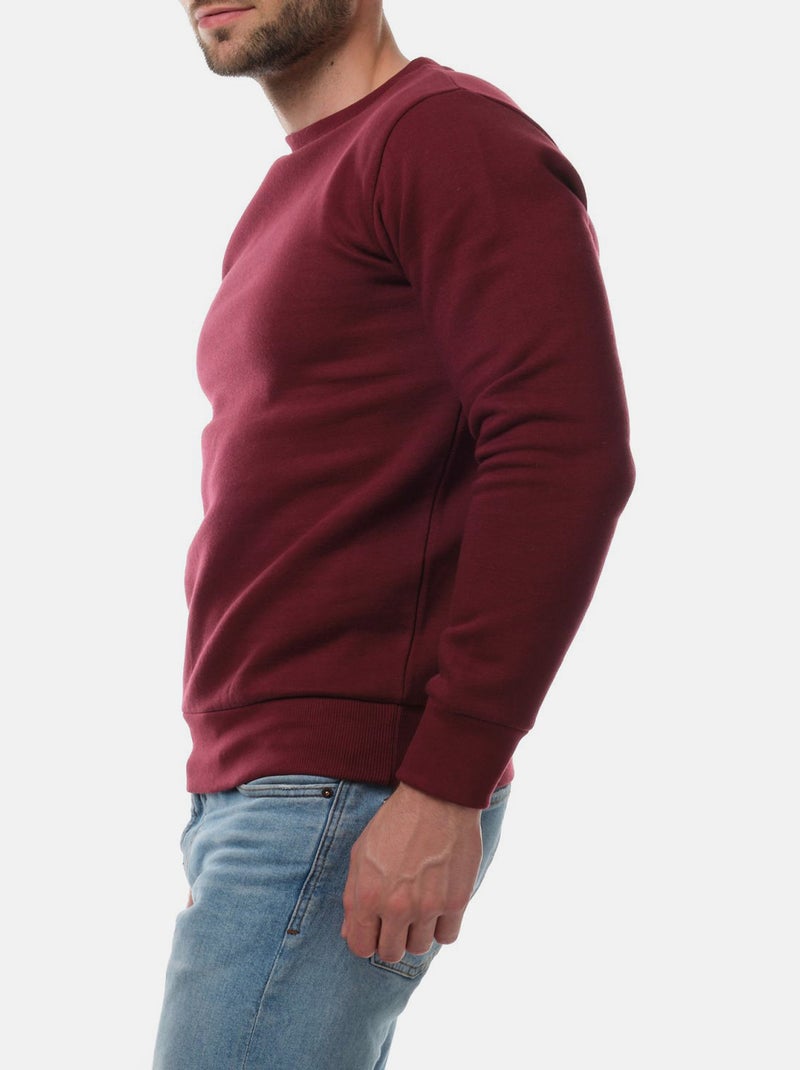 Felpa girocollo Bordeaux - Kiabi