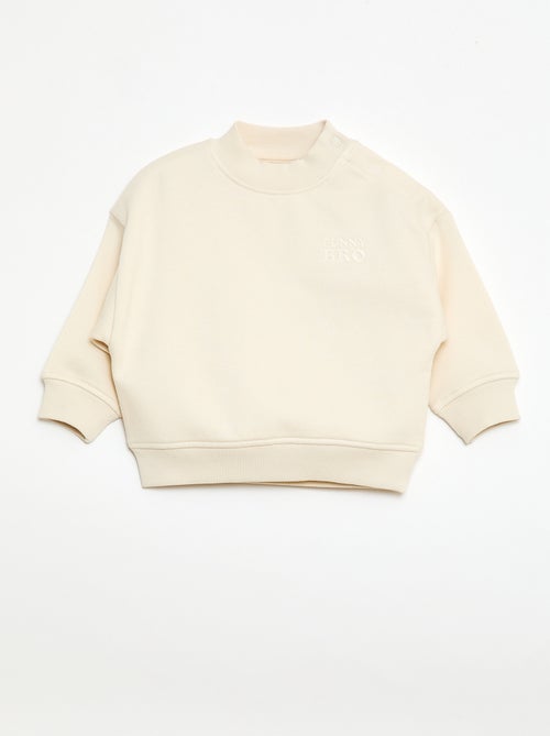 Felpa girocollo brother and sister - Kiabi