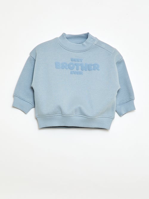 Felpa girocollo brother and sister - Kiabi