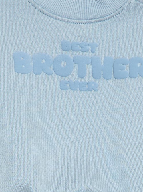 Felpa girocollo brother and sister - Kiabi