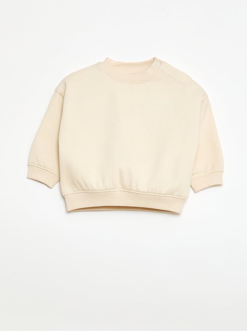 Felpa girocollo Brother & Sister - Kiabi