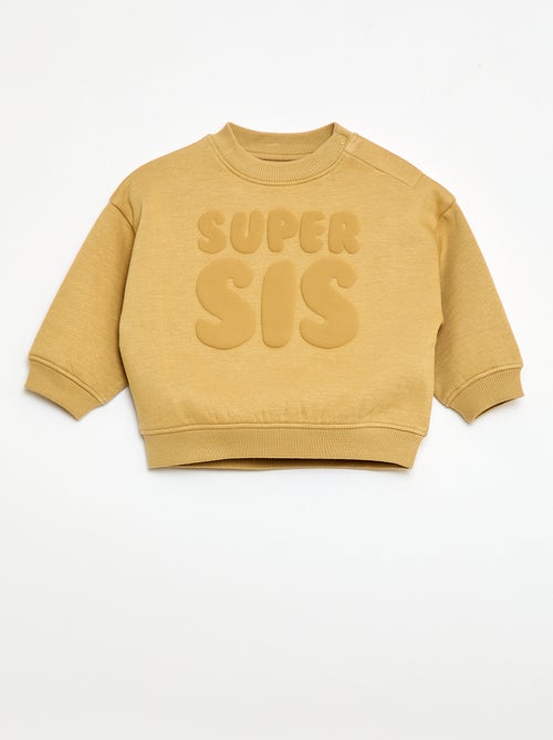 Felpa girocollo Brother & Sister - Kiabi