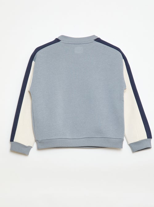 Felpa girocollo color block - Kiabi