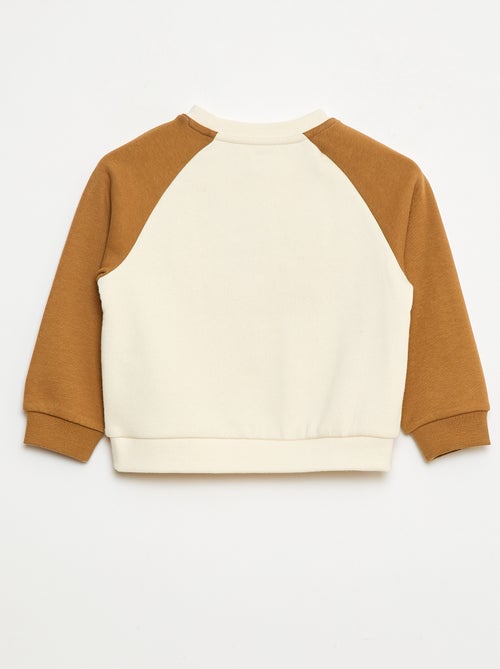 Felpa girocollo con decorazioni - Kiabi