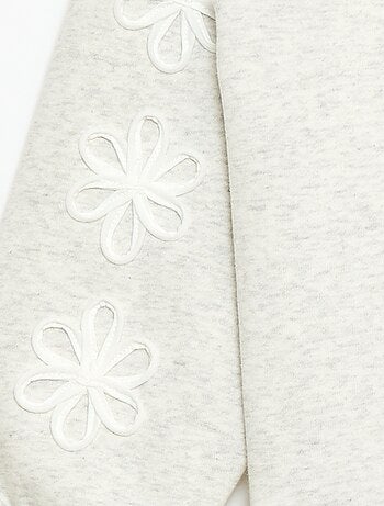 Felpa girocollo con motivo a cordoncino