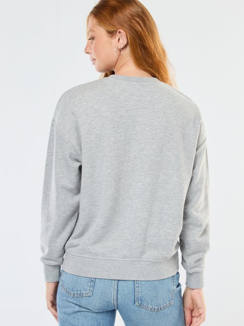 Felpa girocollo con stampa - Kiabi