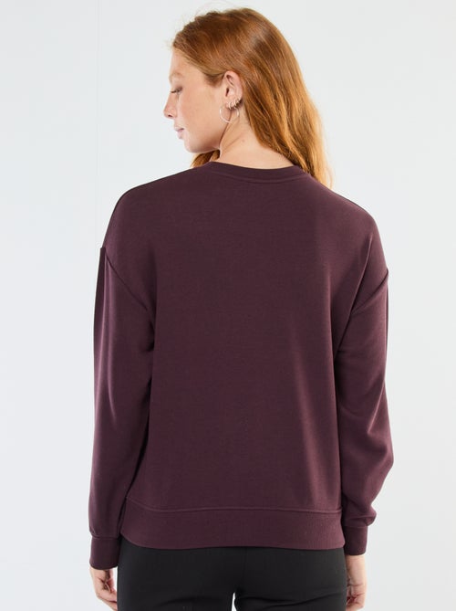 Felpa girocollo con stampa - Kiabi