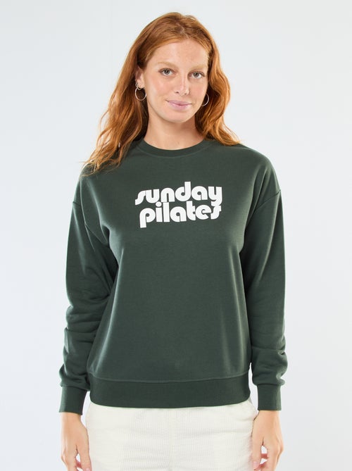 Felpa girocollo con stampa - Kiabi