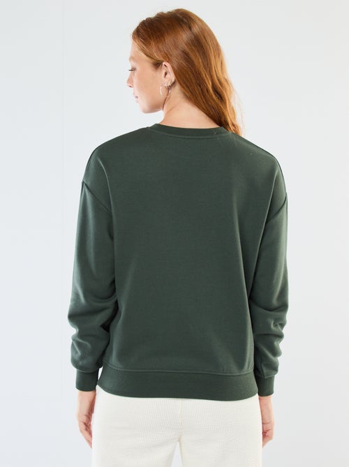 Felpa girocollo con stampa - Kiabi