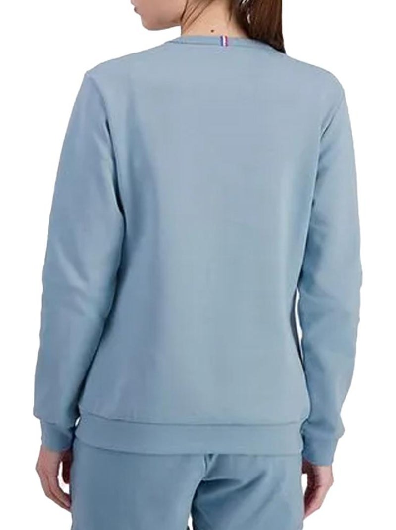 Felpa Girocollo Donna Le Coq Sportif Blu - Kiabi