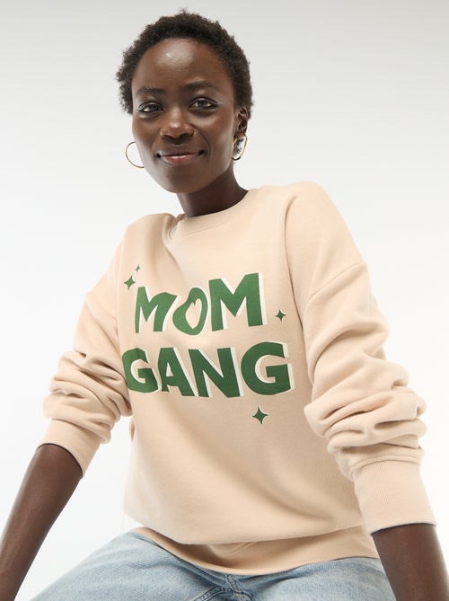 Felpa girocollo fantasia - Kiabi Felpa girocollo fantasia - Kiabi