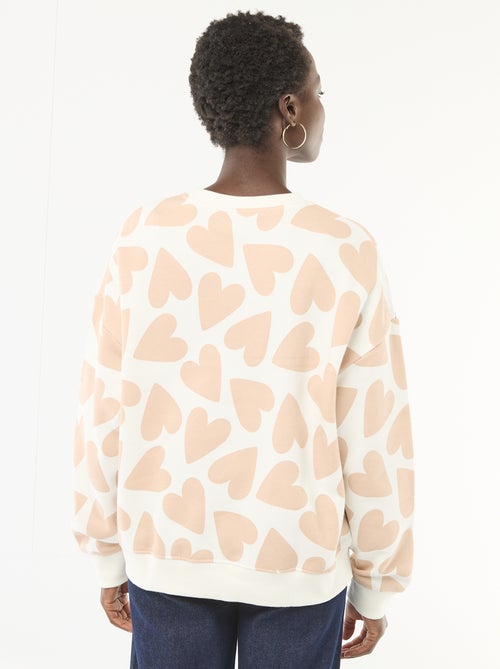 Felpa girocollo fantasia - Kiabi Felpa girocollo fantasia - Kiabi