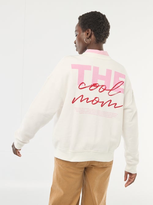 Felpa girocollo fantasia - Kiabi Felpa girocollo fantasia - Kiabi