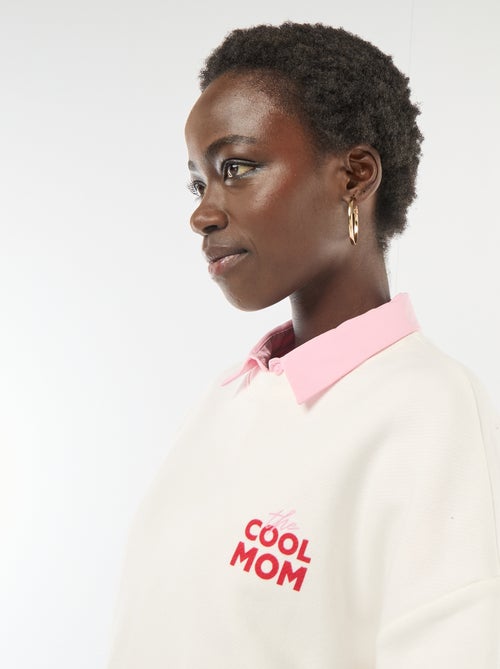 Felpa girocollo fantasia - Kiabi Felpa girocollo fantasia - Kiabi