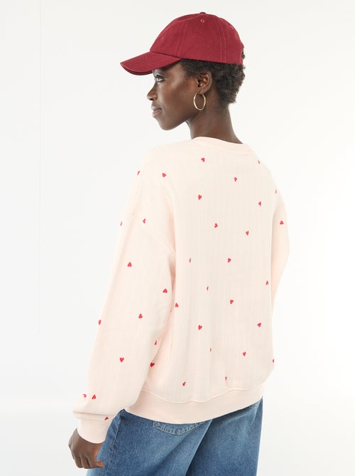 Felpa girocollo fantasia - Kiabi Felpa girocollo fantasia - Kiabi