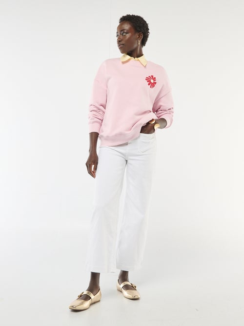 Felpa girocollo fantasia - Kiabi Felpa girocollo fantasia - Kiabi