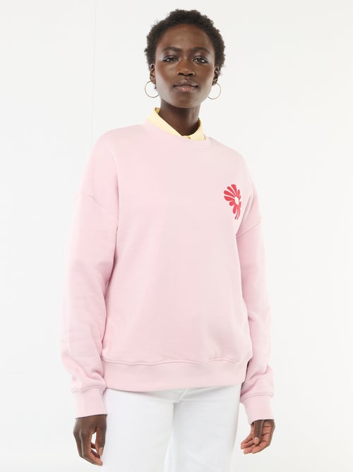 Felpa girocollo fantasia - Kiabi Felpa girocollo fantasia - Kiabi