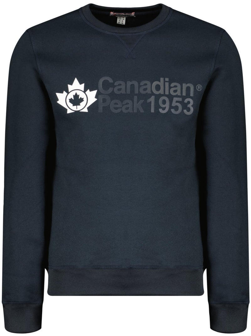 Felpa girocollo ganteak – canadian peak Blu marino - Kiabi
