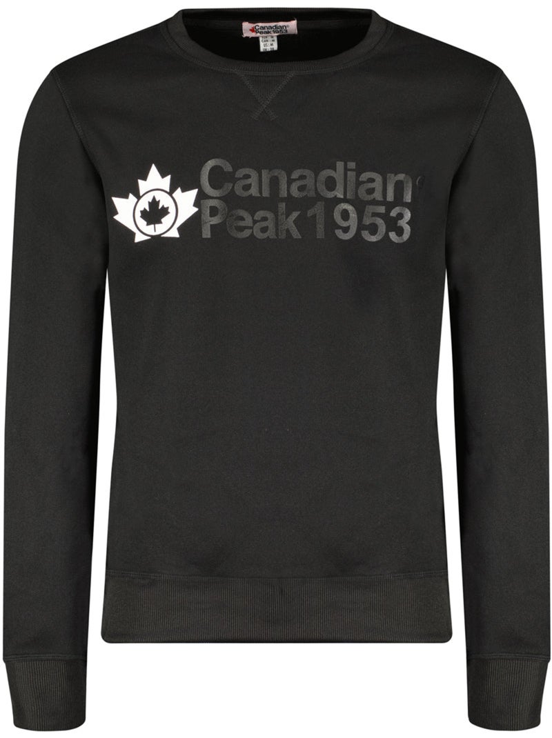 Felpa girocollo ganteak – canadian peak Nero - Kiabi