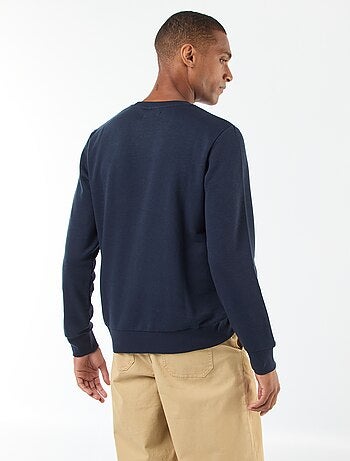 Felpa girocollo in cotone