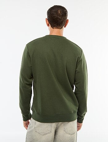 Felpa girocollo in cotone