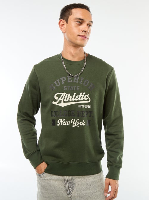 Felpa girocollo in cotone - Kiabi