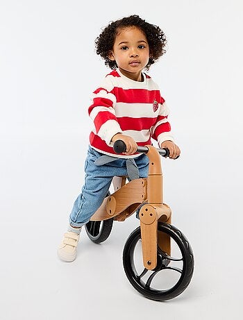 Felpa girocollo in felpa leggera con motivo