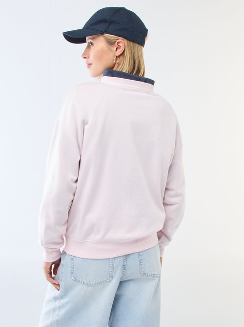 Felpa girocollo in french terry tinta unita - Kiabi Felpa girocollo in french terry tinta unita - Kiabi