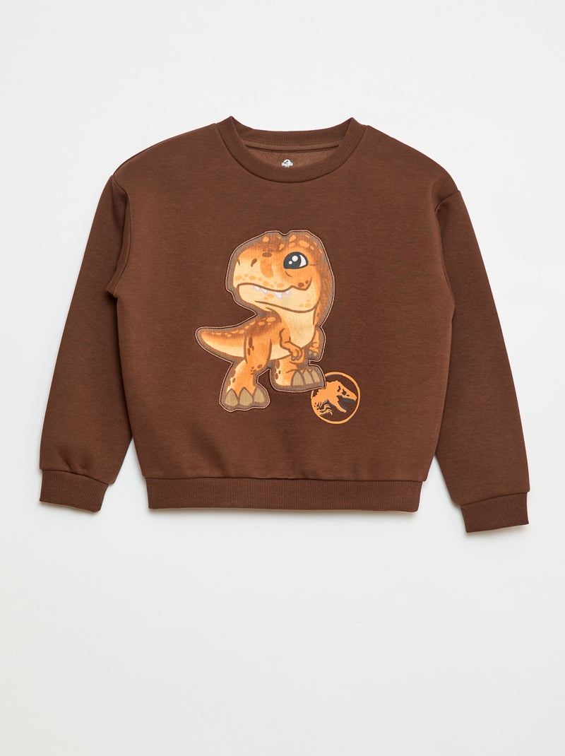 Felpa girocollo 'Jurassic World' Marrone - Kiabi