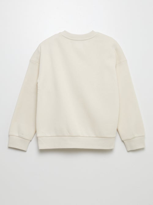 Felpa girocollo stampata - collezione facile da indossare - Kiabi