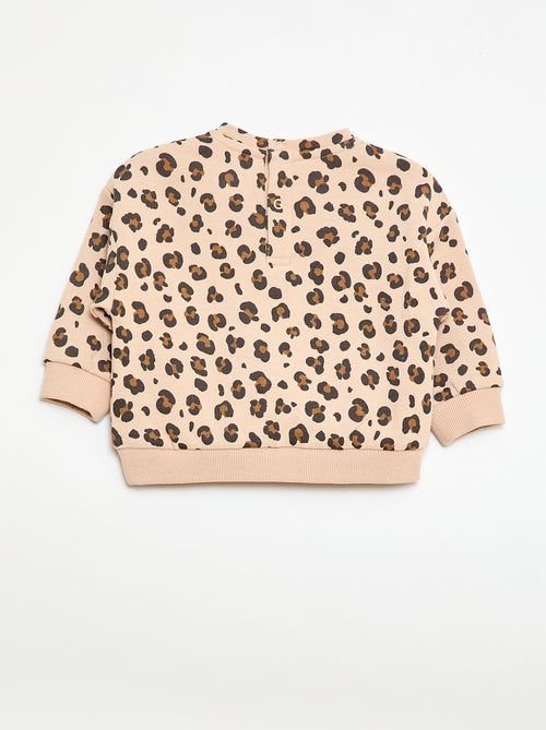 Felpa girocollo stampata - Kiabi