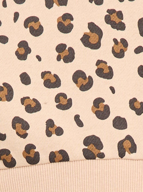 Felpa girocollo stampata - Kiabi