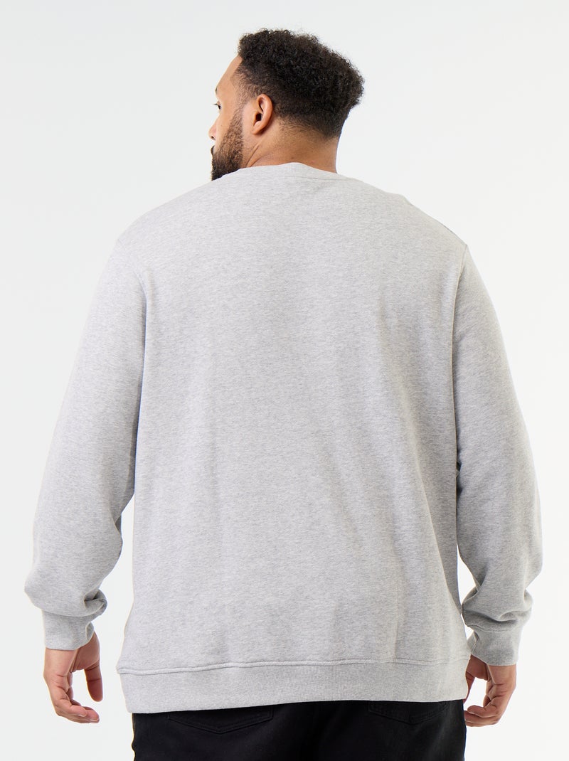 Felpa girocollo stampata 'Original Edition' Grigio - Kiabi