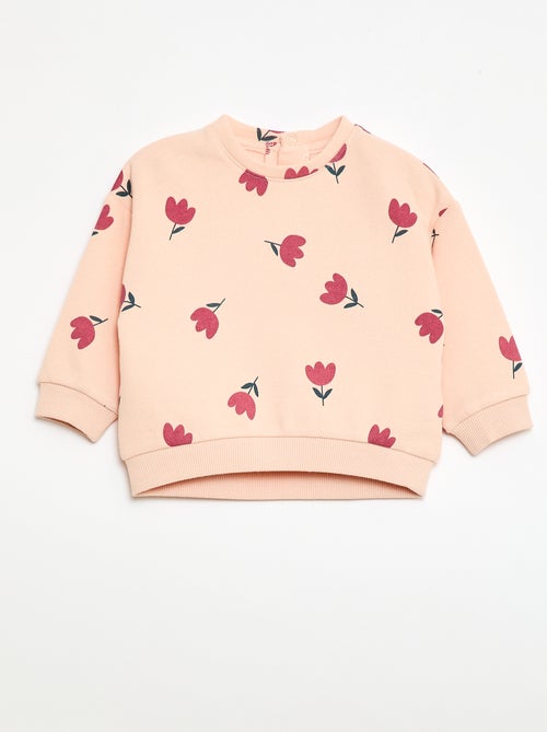 Felpa girocollo stampata - Kiabi