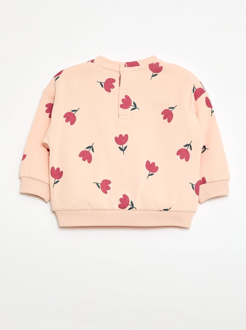 Felpa girocollo stampata - Kiabi