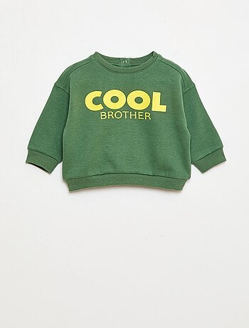 Felpa girocollo stampata