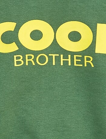 Felpa girocollo stampata