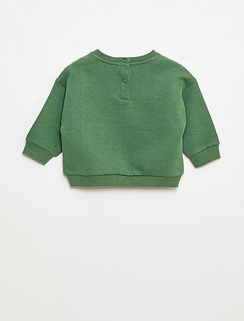 Felpa girocollo stampata