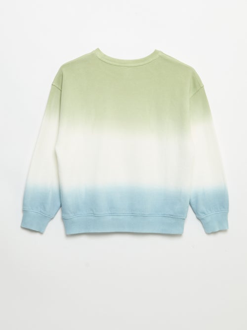 Felpa girocollo tie-dye stampata - Kiabi