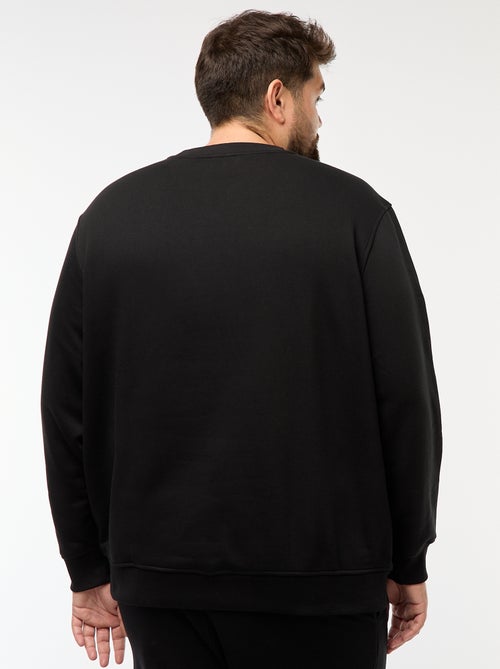 Felpa girocollo tinta unita - Kiabi