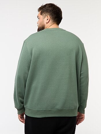 Felpa girocollo tinta unita