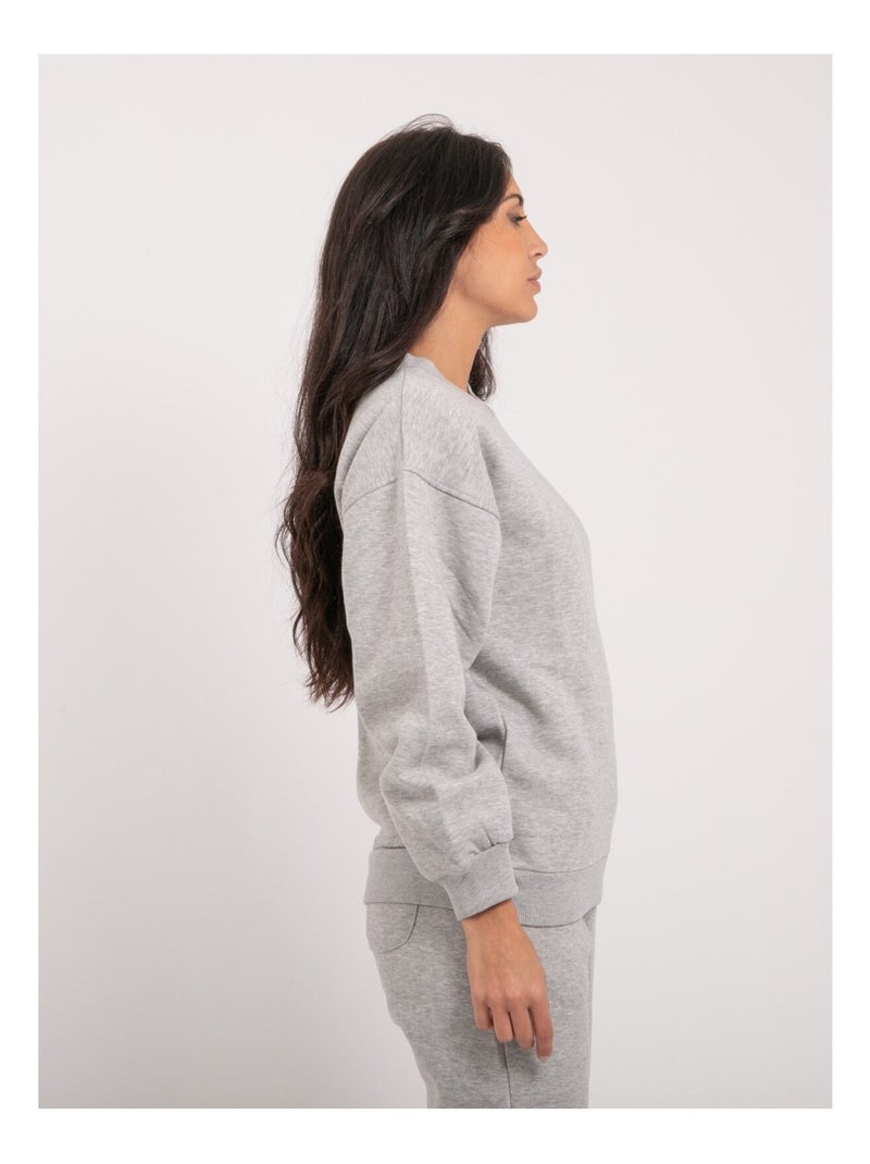 Felpa girocollo YORK Grigio - Kiabi