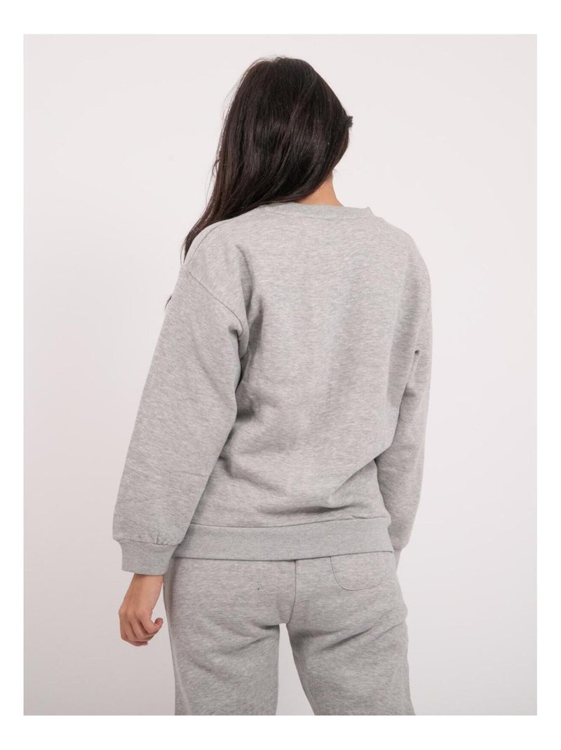 Felpa girocollo YORK Grigio - Kiabi