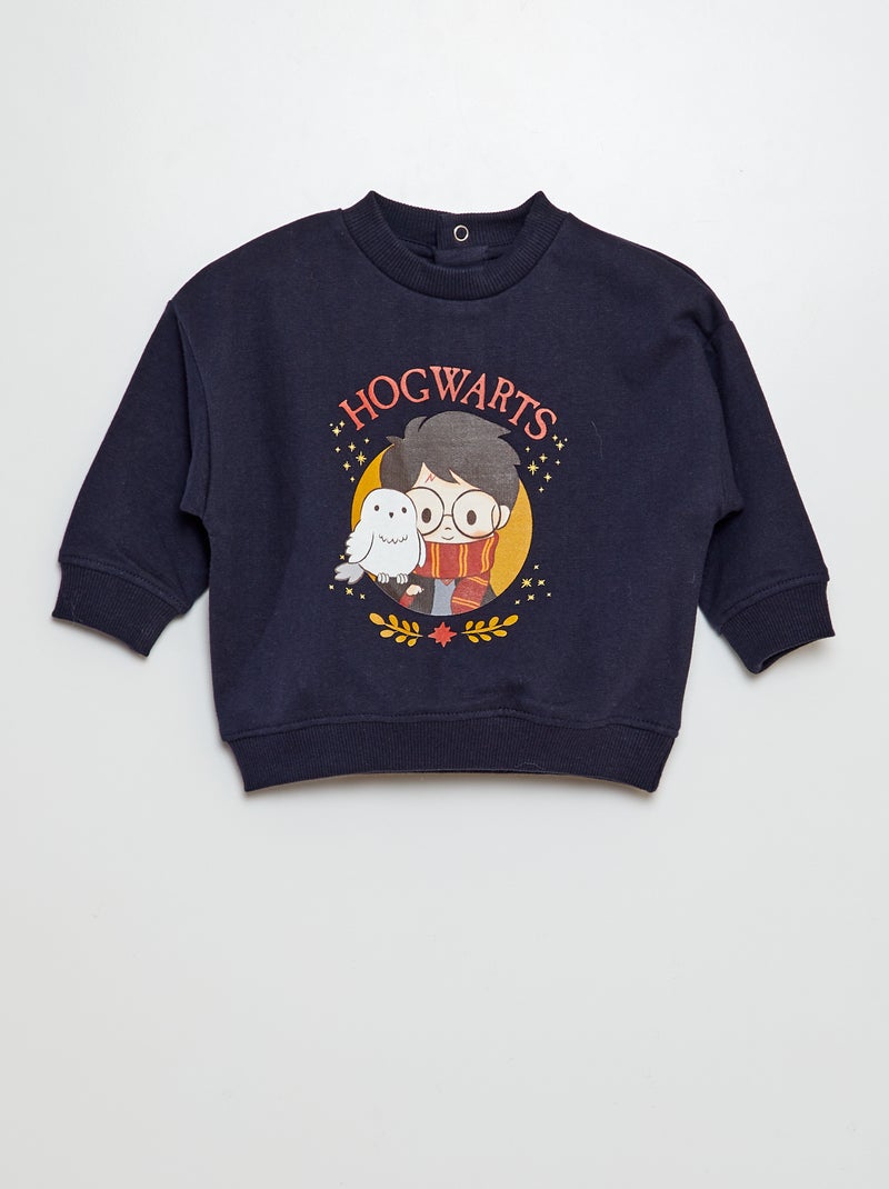 Felpa 'Harry Potter' in tessuto felpato BLU - Kiabi