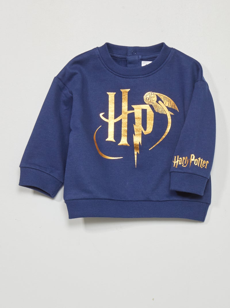 Felpa 'Harry Potter' scollo tondo BLU - Kiabi