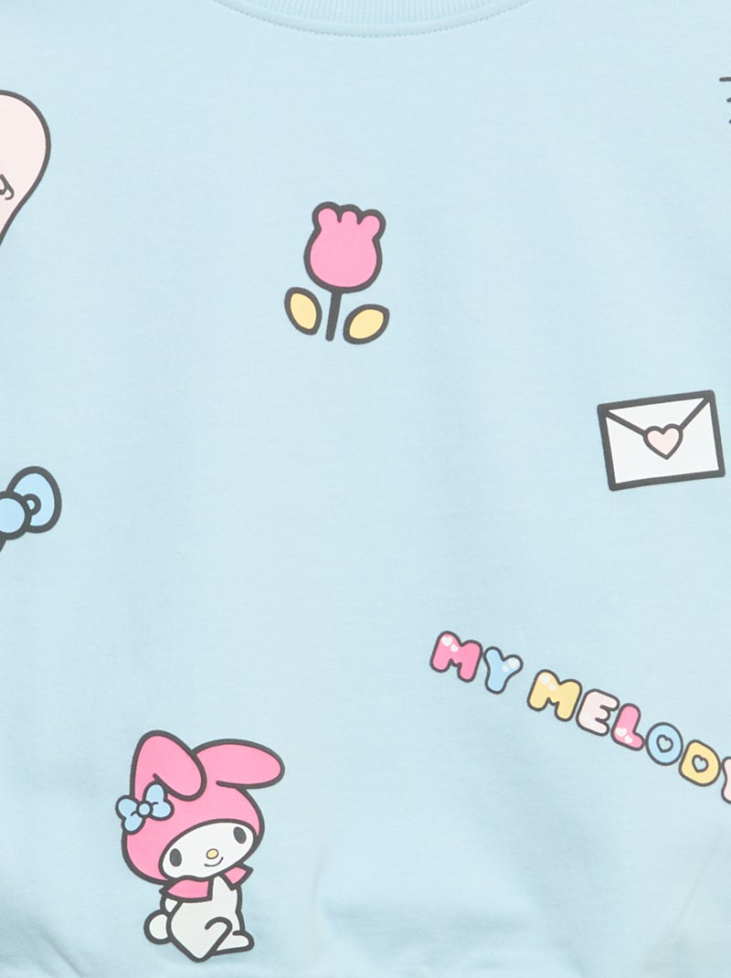 Felpa \'Hello Kitty\' a maniche lunghe Blu - Kiabi