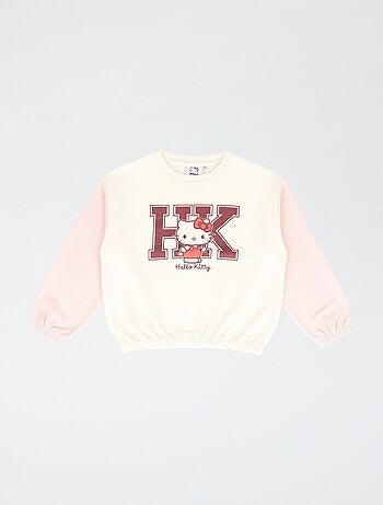 Felpa \'Hello Kitty\' bicolore